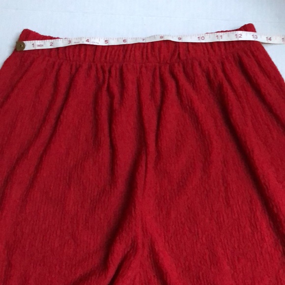 Women Red Set, Studded Top and Short Size Medium - Picture 5 of 10